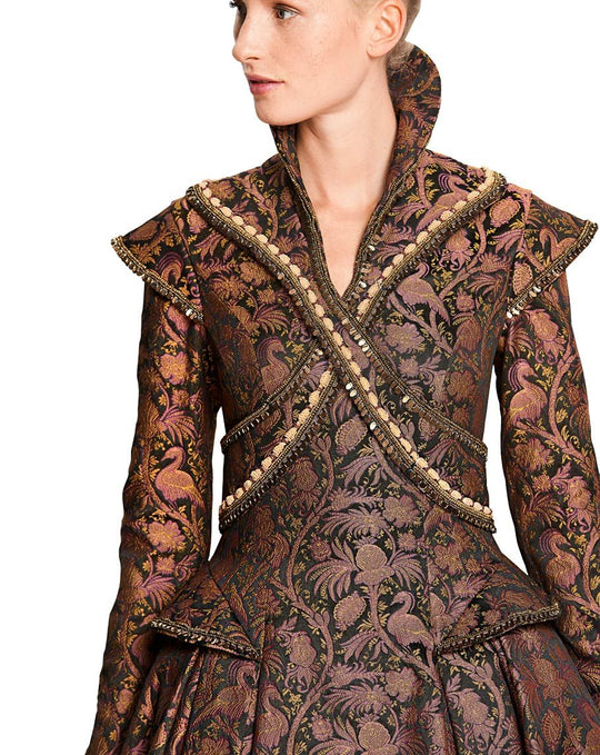 Burda Schnittmuster 6398 Renaissance - Langes festliches Kleid mit ausladendem Rock