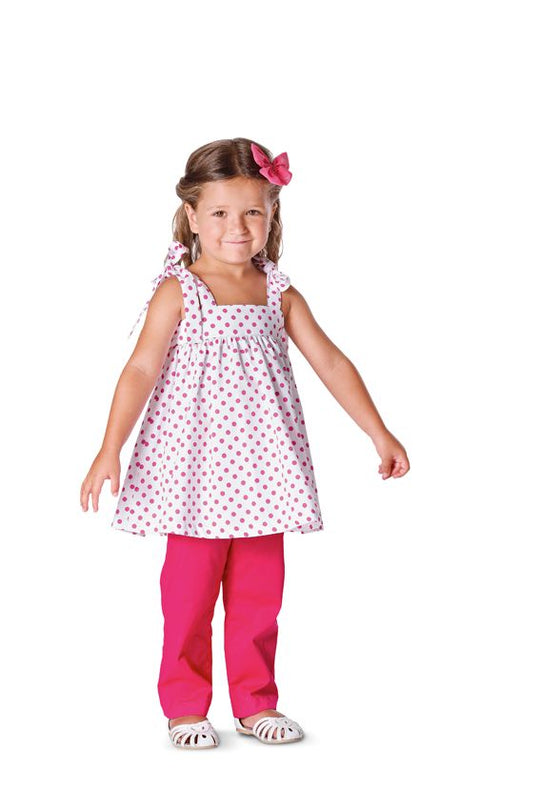 Burda Schnittmuster 9437 Mädchen Träger-Kleid
