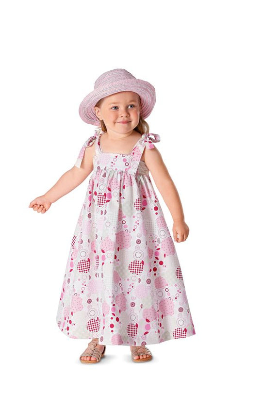 Burda Schnittmuster 9437 Mädchen Träger-Kleid