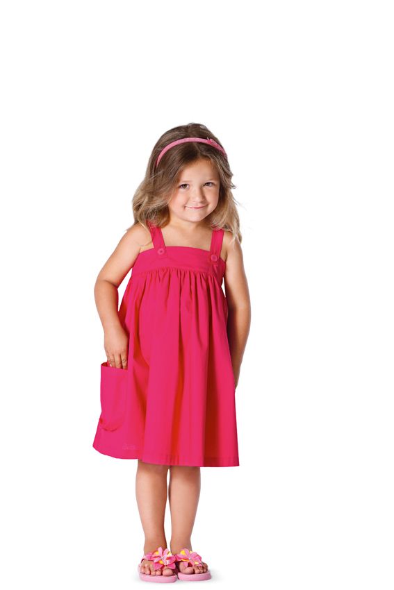 Burda Schnittmuster 9437 Mädchen Träger-Kleid
