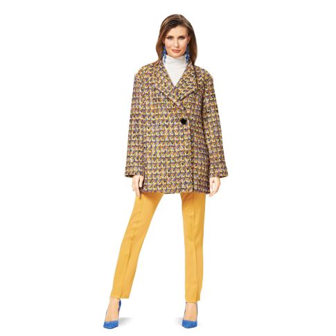 Burda pattern 6736 jacket coat