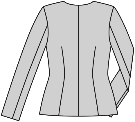 Burda Schnittmuster 6569 Jacke