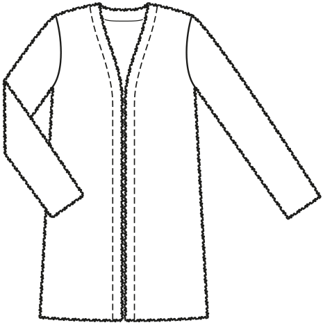 Burda Schnittmuster 6608 Jacke & Kleid