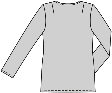 Burda Schnittmuster 6610 Jacke & Shirt