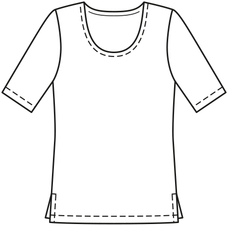 Burda Schnittmuster 6611 Shirt