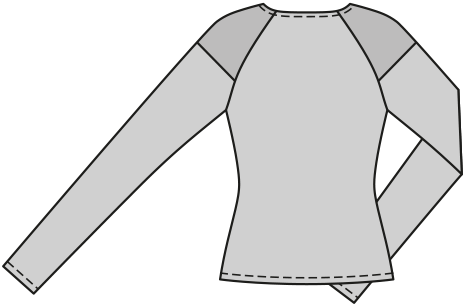 Burda Schnittmuster 6630 Shirt &Top für Damen