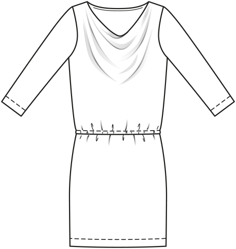 Burda Schnittmuster 6639 Kleid
