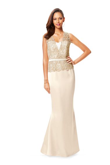 Burda Schnittmuster 6646 Abendkleid und Spitzenoberteil für Damen