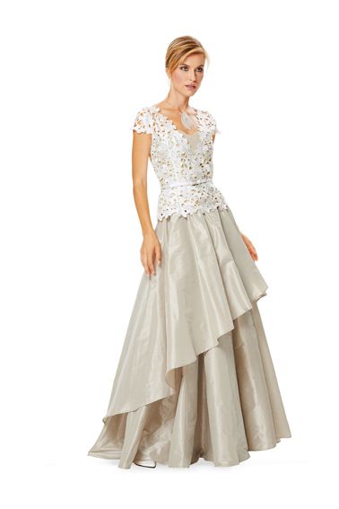 Burda Schnittmuster 6646 Abendkleid und Spitzenoberteil für Damen