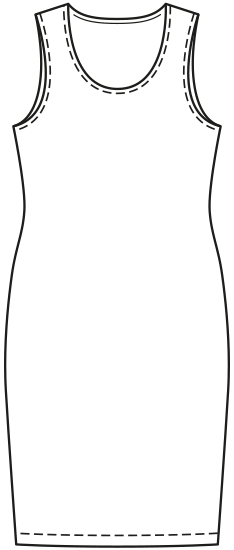 Burda Schnittmuster 6672 Shirt, Kleid