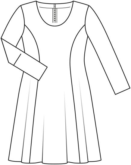 Burda Schnittmuster 6680 Kleid