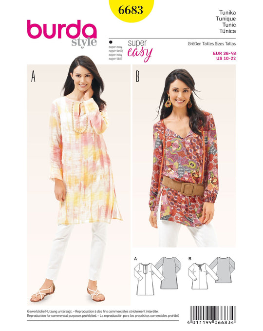Burda Schnittmuster 6683 Tunika