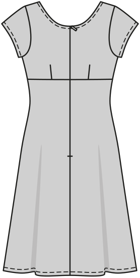 Burda Schnittmuster 6685 Kleid, Bluse