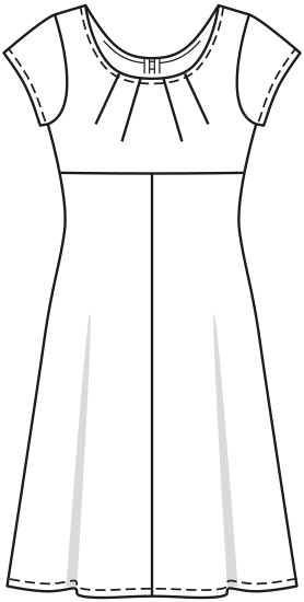 Burda Schnittmuster 6685 Kleid, Bluse