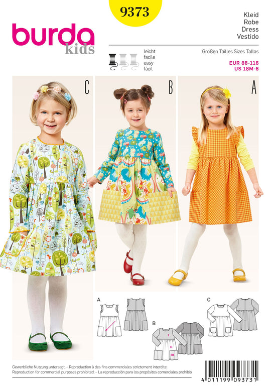 Burda Schnittmuster 9373 Kleid