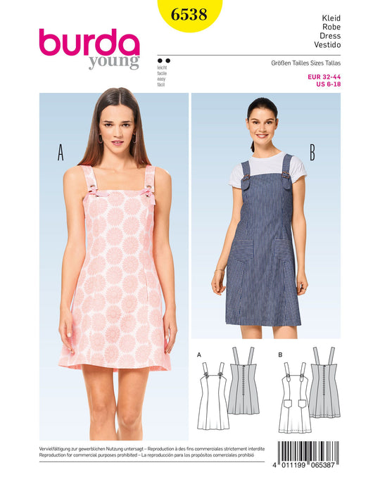 Burda Schnittmuster 6538 Kleid