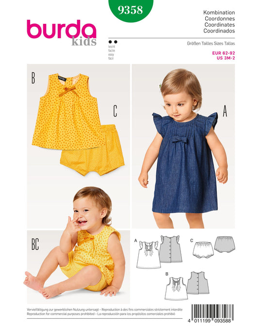 Burda Schnittmuster 9358 Kombination