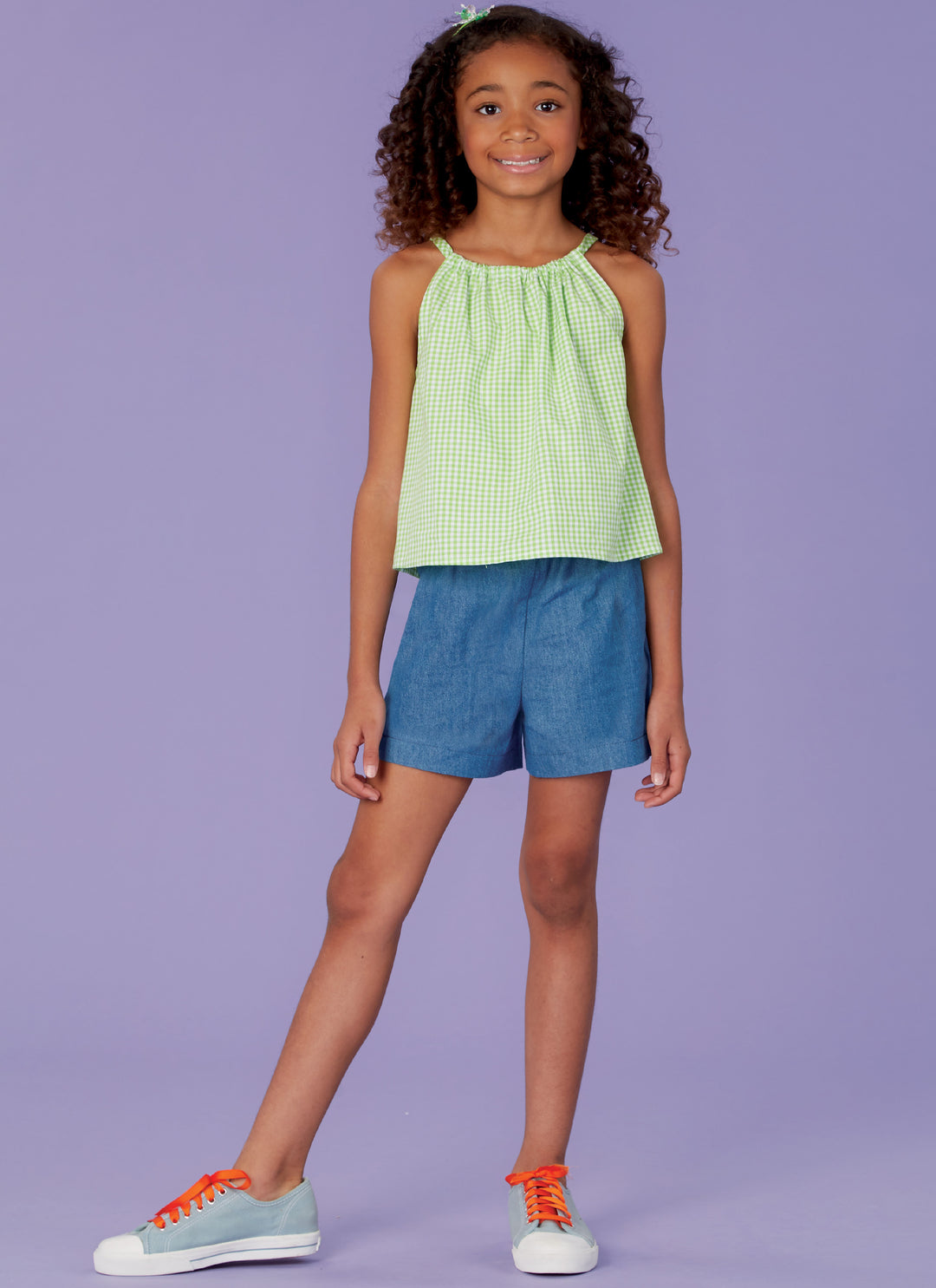 Kwik Sew Schnittmuster K0259 Mädchen Top, Kleid und Shorts