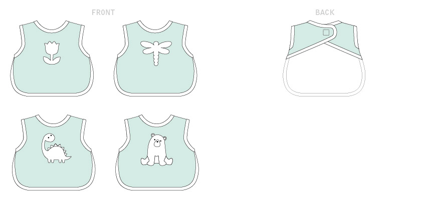 Kwik Sew Schnittmuster K0267 Baby Schlabberlätzchen