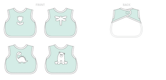 Kwik Sew Schnittmuster K0267 Baby Schlabberlätzchen
