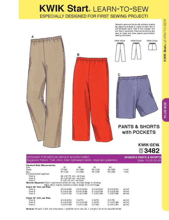 Kwik Sew Schnittmuster K3482