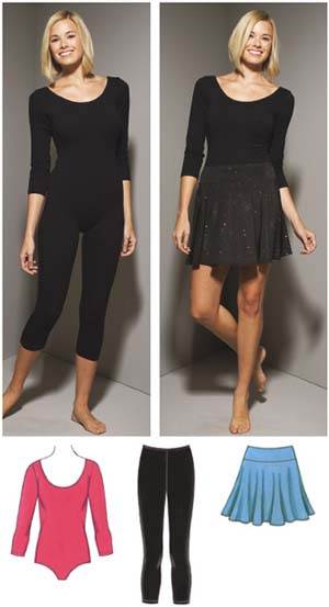 Kwik Sew Schnittmuster K3661 Body mit Rundhalsausschnitt