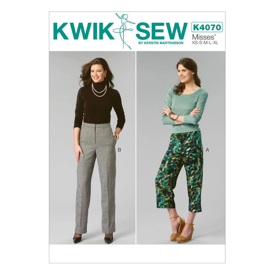 Kwik Sew Schnittmuster K4070 – Damenhose in kurzer oder langer Länge