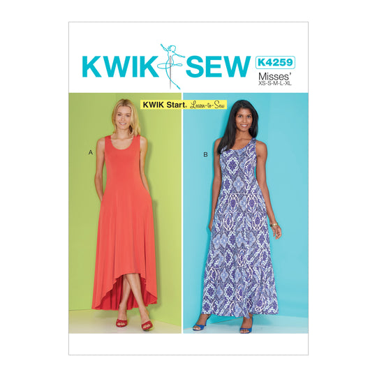 Kwik Sew Schnittmuster K4259 Damen Kleid