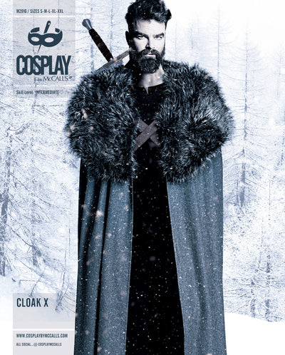 McCalls Cosplay Schnittmuster M2016 Cooler Wikinger-Umhang