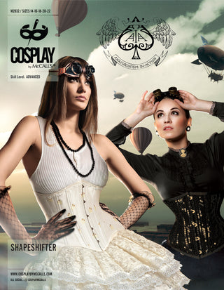 McCalls Cosplay Schnittmuster M2032 Damen Unterbrust Korsett