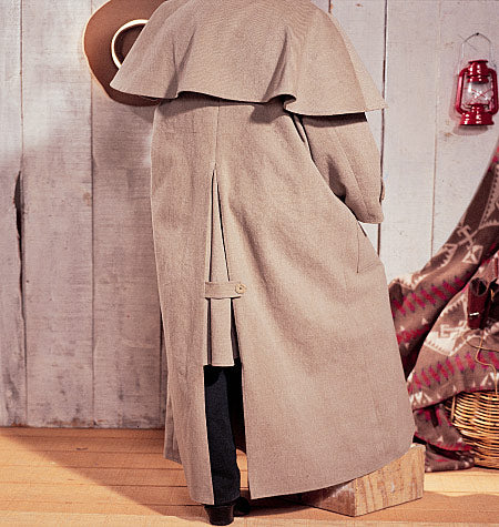 McCalls Cosplay Schnittmuster M2037 Herren Trenchcoat 