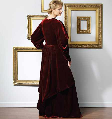 mccalls empire waist dress pattern M7116 (PDF) | Misses' Empire-Waist Dresses