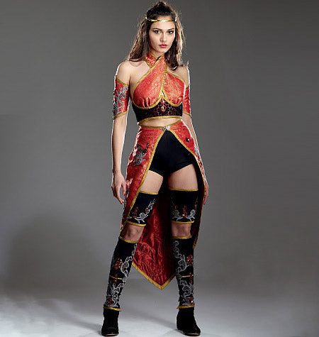 McCalls Cosplay Schnittmuster M2102 Damen Top Rock