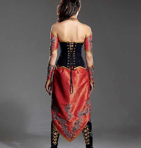 McCalls Cosplay Schnittmuster M2102 Damen Top Rock