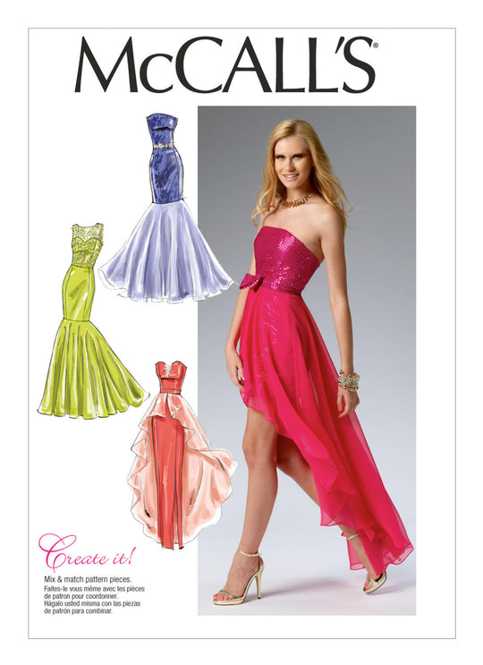 McCalls Schnittmuster M6838 Damen Kleid