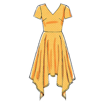 McCalls Schnittmuster M7315 Damen Kleid Asymetrisch McCALL'S