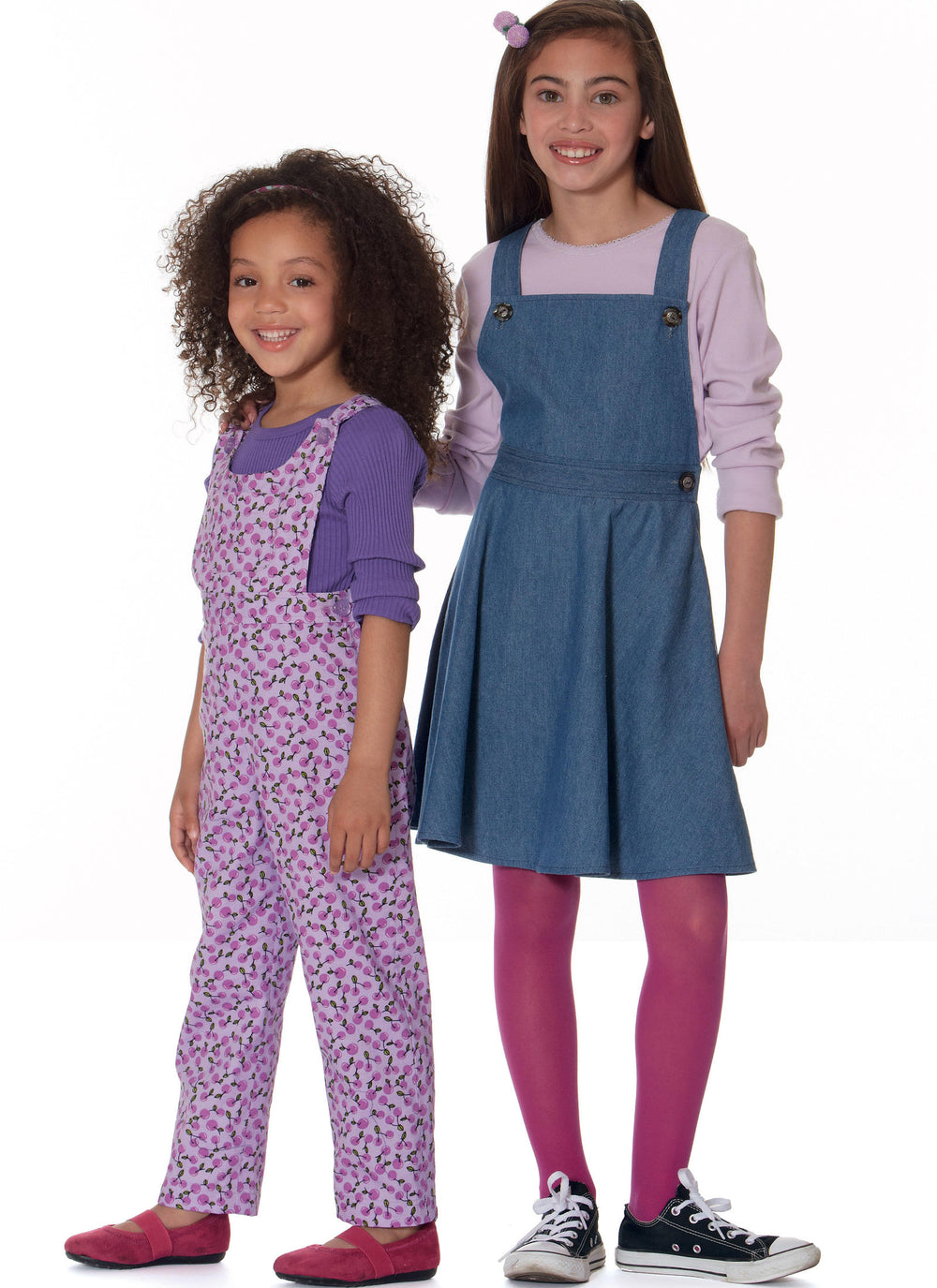 McCalls Schnittmuster M7459 Mädchen Kleid Latzhose