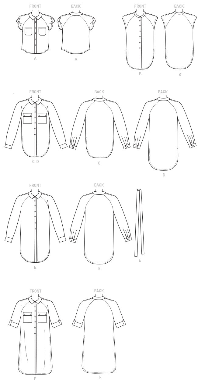 McCalls Schnittmuster M7472 Damen Top