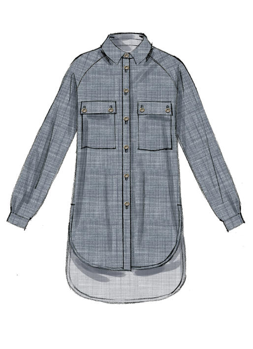 McCalls Schnittmuster M7472 Damen Top