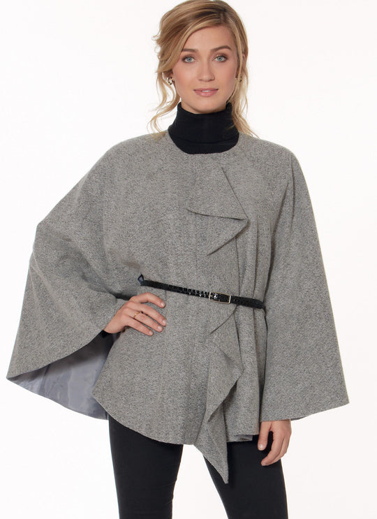 McCalls Schnittmuster M7477 Damen Cape Poncho