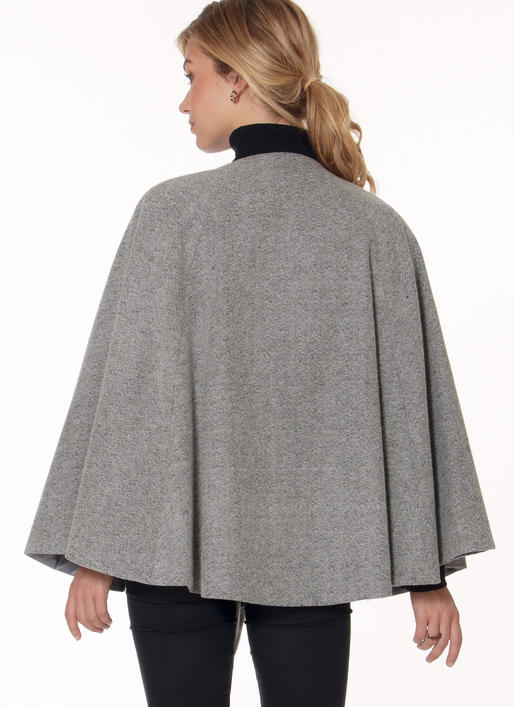 McCalls Schnittmuster M7477 Damen Cape Poncho