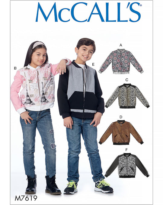 McCall's Patron M7619 Veste pour jeune fille/garçon