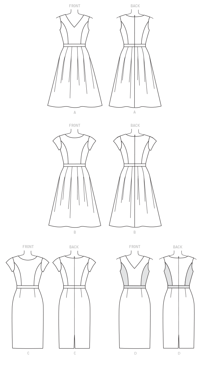 McCall's Sewing Pattern M7714 Misses' Dress