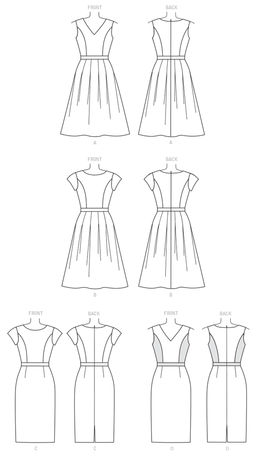 McCall's Sewing Pattern M7714 Misses' Dress