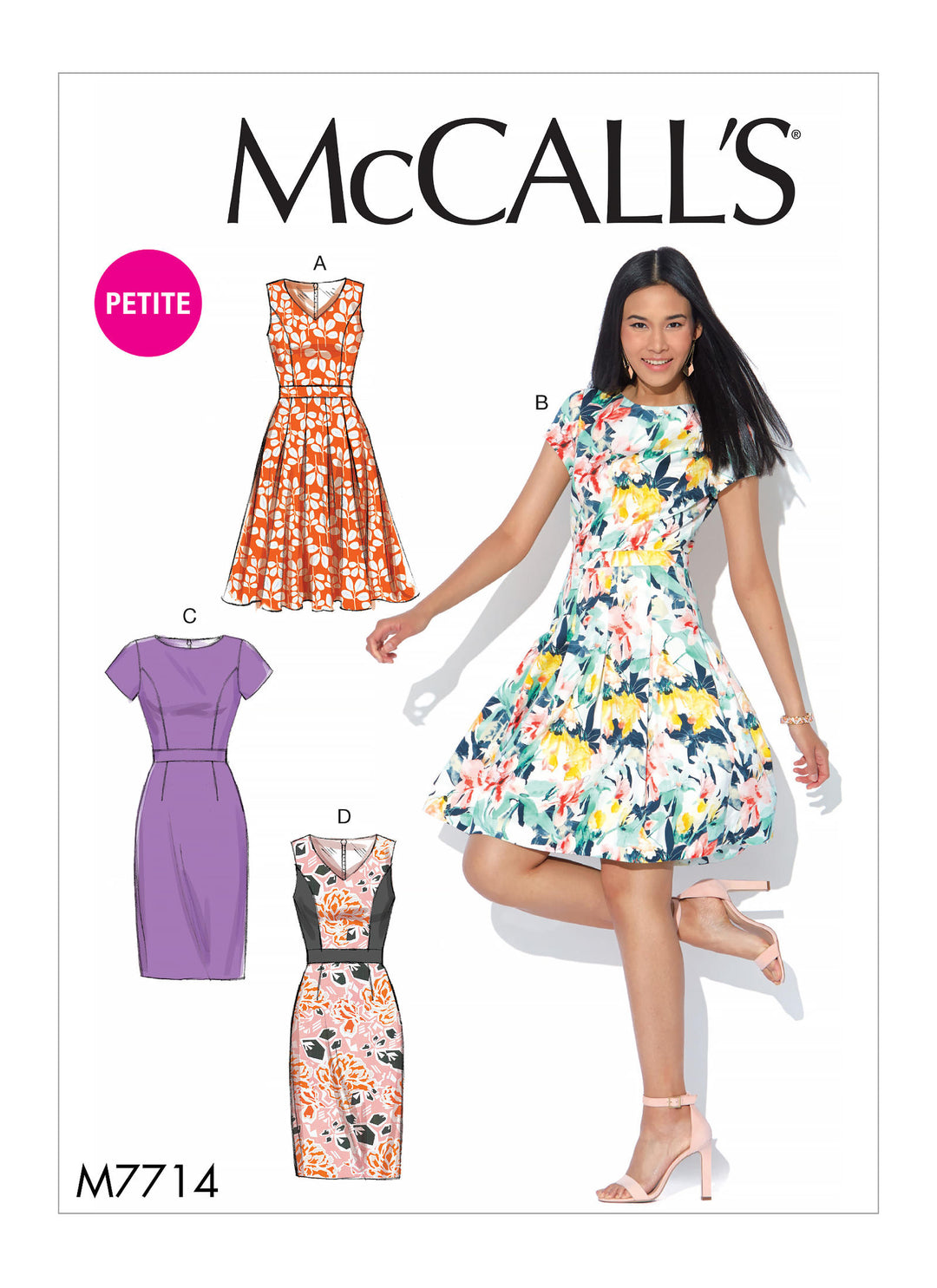 McCall's Sewing Pattern M7714 Misses' Dress