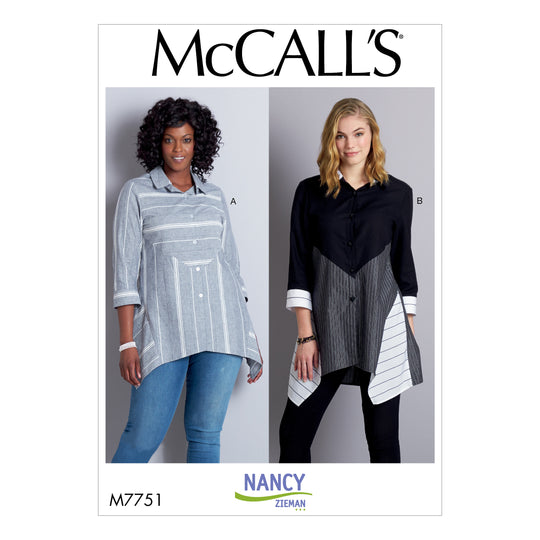 McCalls Schnittmuster M7751 Misses Top