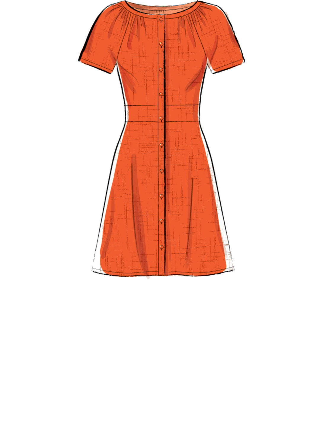 McCalls Schnittmuster M7925 Damen Kleid