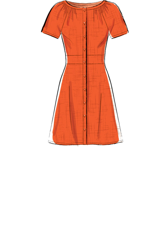McCalls Schnittmuster M7925 Damen Kleid