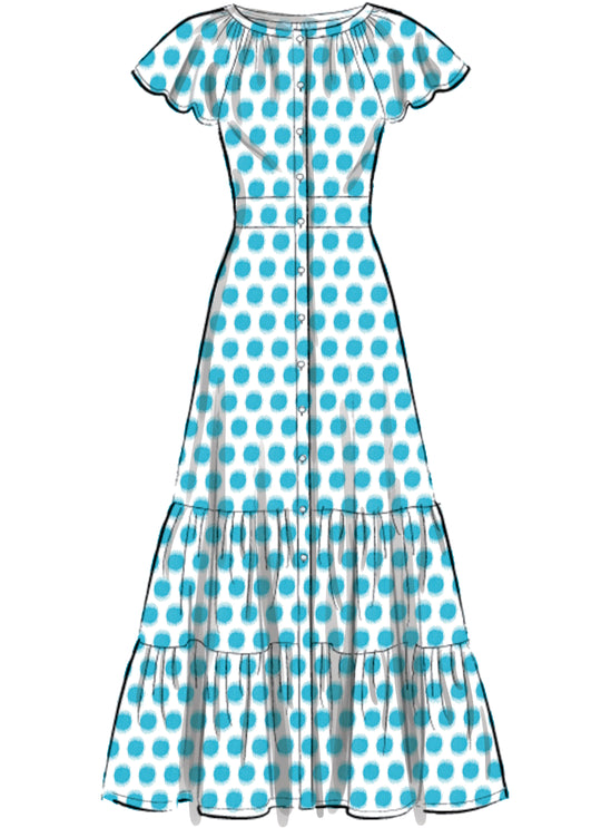 McCalls Schnittmuster M7925 Damen Kleid