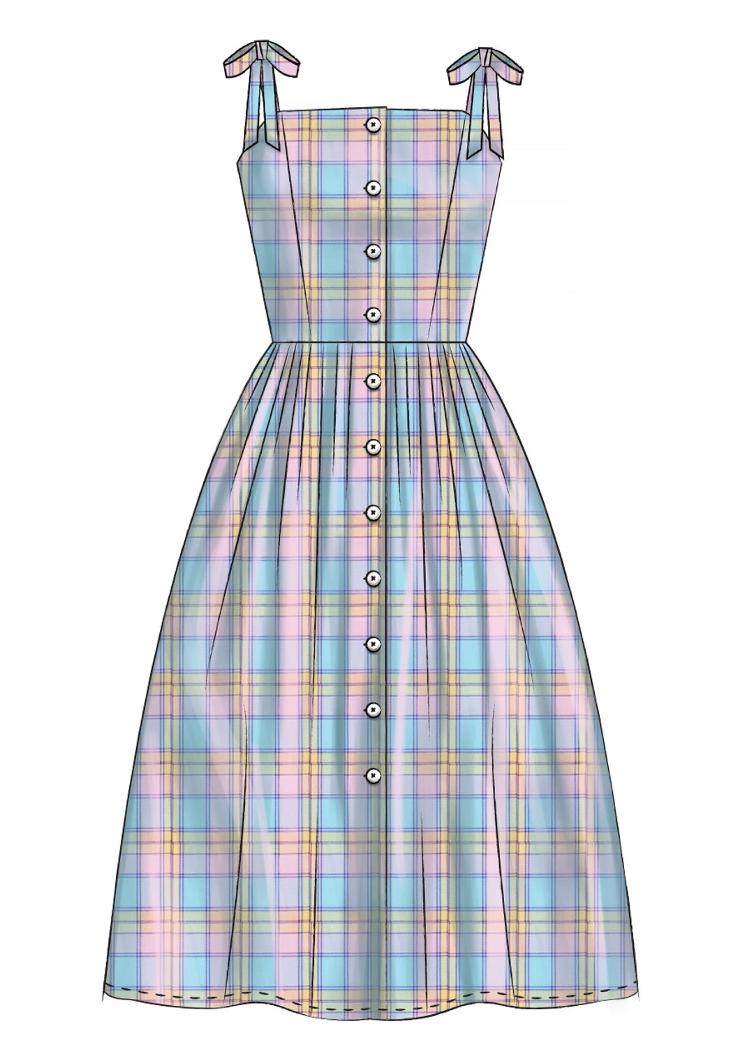 McCalls Schnittmuster M7950 Damen Kleid